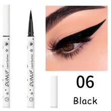 DUNUF 1 Pcs Black & White Blue & Purple Waterproof Liquid Eyeliner Sweat Resistant Stain Free Long-Lasting Quick Dry Easy To Apply Makeup - Nhiều màu - Xem 8