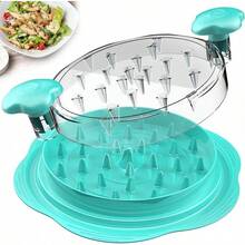 Desmenuzador de carne y pollo manual - Rallador de cocina - verde menta - Ver 12