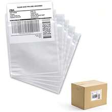 100 Pack Clear Self-Adhesive Packing List Pouches With Top Loading Design Shipping Label Sleeves & Packing Slip Envelopes,Back To School,School Supplies - Multicolor - View 7