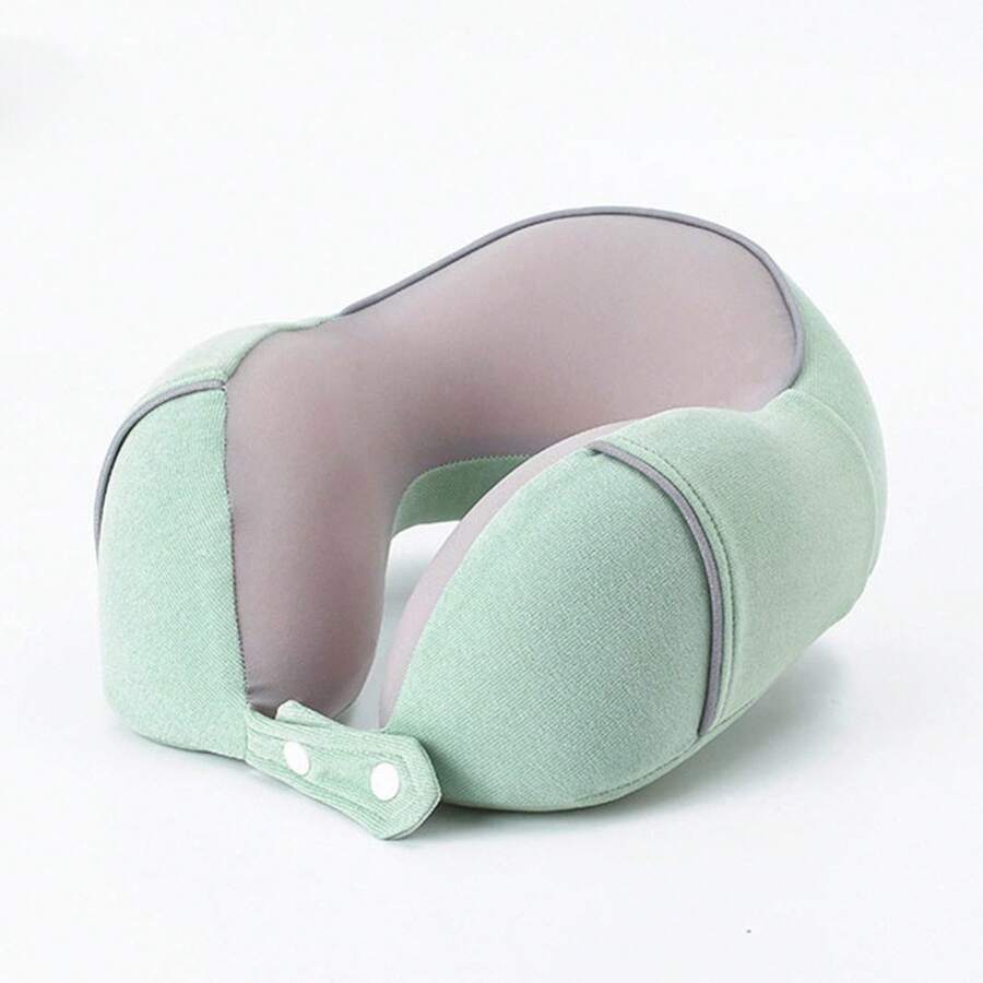Nap Pillows - [Snap Button] Celadon Color Single Peak - View 1
