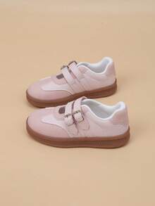 女童双扣休闲鞋，夏季新款儿童时尚百搭运动鞋 - 粉色 - 查看 5