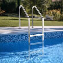 Swimming Pool Ladder, 3-Step Double Handrails Stairs With Non-Slip Heavy Duty Steps, Stainless Steel Load Capacity 265 Lbs, For 48-54 In Inground Pools Of Any Decking Surface Indoor & Outdoor - 3-step 265 Lbs - View 1