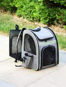 宠物笼，猫笼，宠物手提袋，宠物吊带笼 - 适用于中型猫和体重不超过 15 磅的小型犬的软边猫笼，宠物携带袋，航空公司认可的旅行狗笼