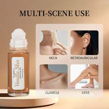 1 件香草皮肤滚珠香水油 30 毫升，便携旅行装，不含酒精，清新自然，温和不刺激