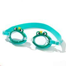 1pc Kids Cute Crab Swimming Goggles, Unicorn, Frog Design Waterproof Swim Goggles, Eye Protection