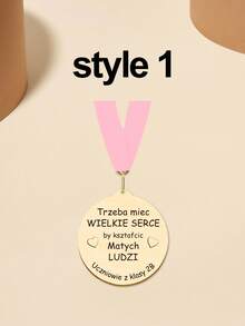 1pc Wooden Personalised Graduation Medals, Handmade Nursery And School Leavers Gifts, Personalised Nursery School Graduation Medals,Personalised Teacher Medal Gift Thank You Award School Hero Congratulations Best Teacher In The World - Red and Blue - View 47