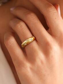 ESBERRY 1 chiếc nhẫn hoa bằng bạc Sterling S925 đính đá quý, nhẫn cưới nữ, nhẫn đính ước, nhẫn vĩnh cửu, món quà trang sức tinh tế dành cho phái nữ, thích hợp cho tiệc tùng và hẹn hò. - nhẫn - View 2