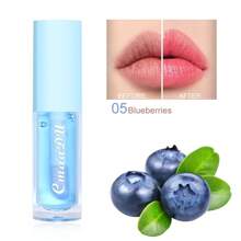 CmaaDu 1pcs Fruit Moisturizing Color Change Lip Gloss Lasting Waterproof Lipstick Non-Stick Cup Does Not Fade