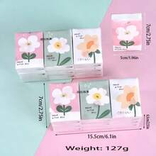 9包可爱卡通印花小包装口袋手帕纸巾亲肤柔软迷你面巾纸餐巾卫生纸 - 彩色 - 查看 2