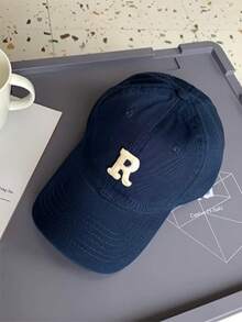 可调节女士棒球帽，刺绣设计，轻便防晒，休闲棒球帽，适合户外活动 - 彩色 - 查看 11