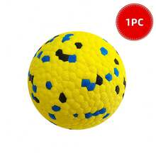 Indestructible Dog Tennis Balls For Aggressive Chewers, Indestructible Dog Balls For Fetch Game, Durable Bouncy Lightweight Floating Toys, Available In Multiple Colors Such As Blue, Yellow And White, SuitableFor Dogs Of All Sizes To Play With - Multicolor - View 13