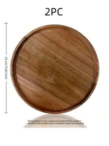 1/2 件木质托盘，适用于盛放食物、小吃、饮料、寿司、牛排、披萨、甜点、蛋糕、面包、早餐、咖啡、茶、熟食拼盘、水果拼盘，易于清洁，非常适合节日、情人节、圣诞节