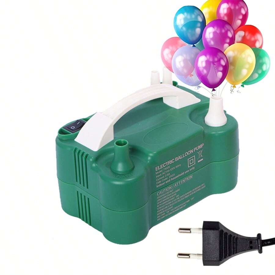 Bomba eléctrica para globos, bomba portátil para globos, inflador de globos para decoración de fiesta de cumpleaños (220V-240V)