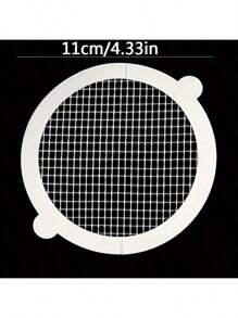 10pcs/20pcs Disposable Shower Hair Catcher Drain Cover, Bathroom Sink Strainer, Drain Stopper, Tub Bath Hair Catcher Trap Filter Sticker Back To School