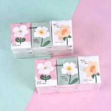 9包可爱卡通印花小包装口袋手帕纸巾亲肤柔软迷你面巾纸餐巾卫生纸 - 彩色 - 查看 4