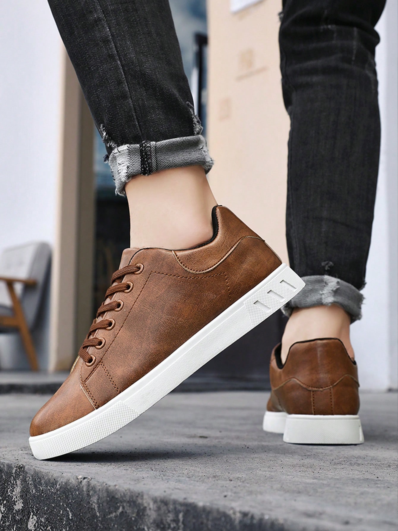 أحذية رياضية كاجوال للرجال أحذية تزلج مضادة للانزل...