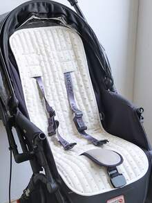 1 peça de almofada para carrinho de bebê, estampa floral, macia e confortável, malha respirável 3D, almofada refrescante para carrinho de bebê, adequada para uso no verão