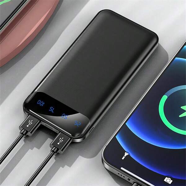 Cargador rápido de 2 puertos USB de 10000 mAh para iPhoneSamsung
