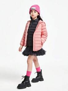 Annil Boys' And Girls' Children's Clothing. Lightweight Down Jacket. Winter Three-Proof Outerwear. Warm, Windproof And Fashionable.