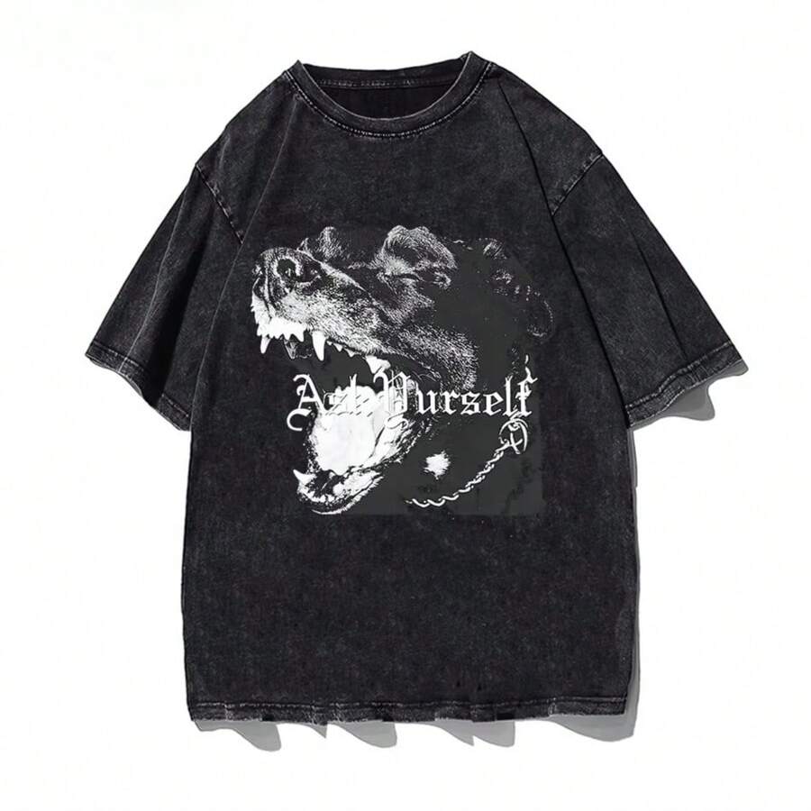 Refreshing Summer Oversized Loose Washed Cotton T-Shirt Men And Women Can Be Short-Sleeved Round Neck Fashion Brand New Arrival Of Summer T-Shirts