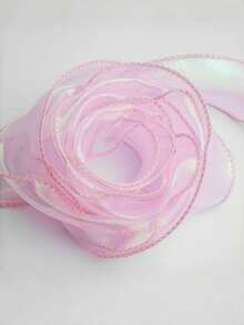 لفتان من شريط الأورجانزا ذو ذيل السمكة الأيريديسنت بعرض 4 سم، مادة رقيقة وأثيرية، شريط تغليف الزهور والهدايا والملابس والأغطية الرأس والفيونكات، شريط الزفاف، شريط الورد اليدوي DIY، شريط ديكور صندوق الكعكة والزهور، شريط سيارة الزفاف القماشية الحمراء، تغليف الهدايا، صنع الفيونكات، ديكور حفلات الزفاف والأعياد