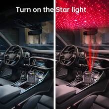 W&O Three-In-One Multifunctional Car Charger - Perfume Machine, Purple Starry Sky Ceiling Light, Dual 80cm/32inch Retractable Cable, Durable , Air Freshener Car Perfume Auto Fragrance - Great Atmosphere - Perfect Christmas Birthday Gift Car Accessories - Redlight - View 9