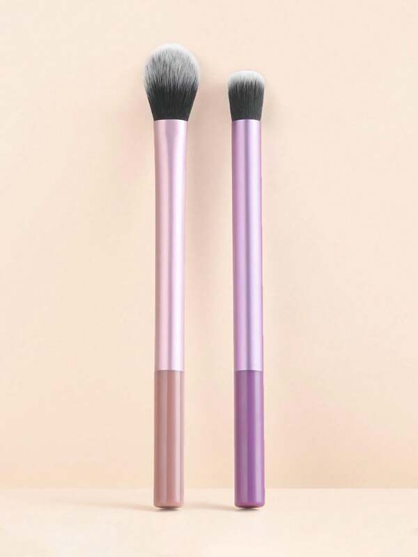 2 Soft-Bristle Makeup Brush Set Loose Plastered Eye Shadow Brush Nose Shadow Brush Contouring Brush Beauty Tool