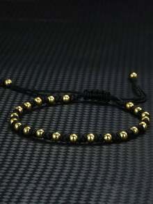 diffone Fashion Handmade Braided Rope Red Bracelet Charms Gold Beads Bracelet For Women Lover Armband Jewelry - Braided Bracelet - View 4