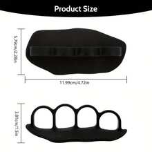 1 对符合人体工程学的硅胶握把，防滑橡胶护手，适用于举重、引体向上和健身房训练，带锁定设计，适合男性和女性，适用于健身房、家庭、户外；用于手指保护