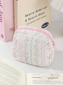 1 Peça Bolsa de Armazenamento Mini com Estampa Fofa e Doce com Zíper para Maquiagem, Viagem, Armazenamento, Cosméticos, Moedas Soltas, Armazenamento de Batom, Absorventes, Armazenamento Diverso, Cartões, Armazenamento de Cabelo, Vários Presentes de Feriado, Essenciais de Viagem, Férias, Suprimentos de Armazenamento e Organização de Volta às Aulas, como Presente para Amigos, Esposa, Dia dos Namorados, Bolsa de Verão Escolar, Bolsa de Viagem para Mulheres, Necessaire de Maquiagem para Viagem