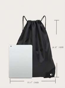 Customizable Pet Name And Photo Polyester Drawstring Bags, Personalized Logo/Text, Durable Multi-Purpose Backpacks For Weddings, Showers, Birthdays, Graduations, Holidays & More, Event Giveaway Bags | Bold Visual Appeal | Lightweight Backpack