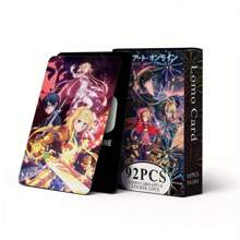 92pcs Anime Cards (60 Cards + 32 Stickers), Japanese 2D Photo Cards, Double-Sided Color Printing, Collectible Card, Coated Paper, Printed Cards, 14+, Summer, Back To School Season, High-Quality - Birthday Gift - Christmas Gift - Easter Gift - Valentine's Day Gift - Perfect Gift