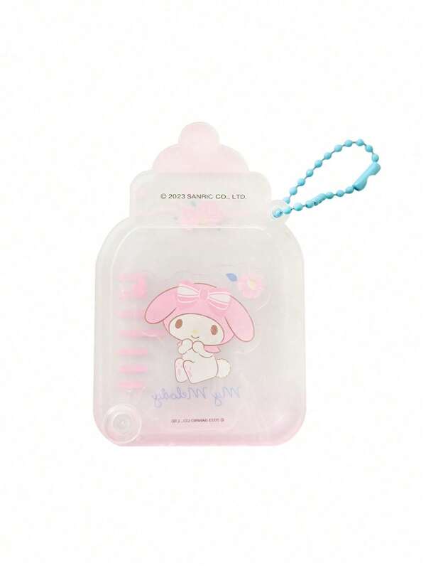 Sanrio 1Set Sanrio My Melody Guka Set DIY Cartoon Decoration With CD Box Tweezers Sticker Party Favors