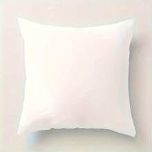 4pcs Set Modern White Decorative Pillow Covers With Zipper Closure - Machine Washable Polyester, Contemporary Design For Home, Car, Bedroom, Office | Minimalist Decorative Pillow Covers, Inserts Not Included