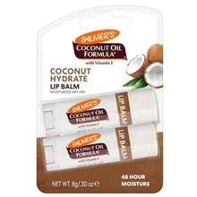 Coconut Oil Formula Lip Balm, All-Day Moisturization, Hydrates Dry, Cracked Lips (Pack Of 2) - 1 - View 1