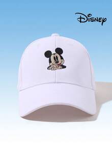 Disney 1pc Official Authorized Genuine Mickey Mouse Embroidered Baseball Cap, Adjustable Unisex Outdoor Sun Protection Casual Hat, Suitable For Spring, Autumn, Travel, Beach, Cute Y2K Style Cap For Youth - Multicolor - View 2