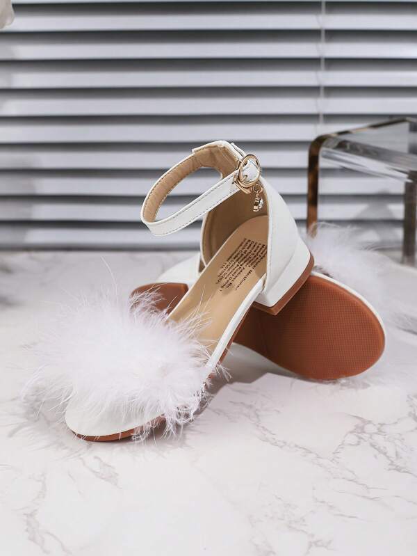Sandalias de tacón alto para niñas, zapatos de niños de moda nueva para el verano con moño, bailarinas de princesa para niños pequeños