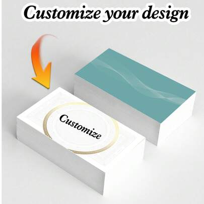 100pcs/200pcs/500pcs Cards Double-Sided Printing Customization, Custom Greeting Cards, Business Card Customization, Laminated Cards, Upload Design To Create Business Cards, Custom Business Cards With Logo Text, Custom Images, Personalized Business Card Customization, Custom Nail And Hair Salon Cards,Desert Fall Cozy,Office Decor,New Job, Office Supplies ,Thank You Cards
