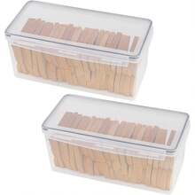 2 Pack Bread Box, Plastic Bread Container, Large Sandwich Holder, Bread Storage Container For Kitchen Counter, Bread Keeper With Airtight Lid, Bread Saver, 9 Qt / 8.5L Each-Yj - 2 - Xem 1