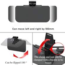 Anti Glare Polarized Car Sun Visor Extension, Blocking Stray Light, Reducing Snow Blindness And Ultraviolet Rays, Easy To Install On All Vehicles, Car Sun Visor