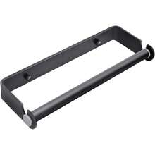 Under Cabinet Paper Towel Holder, Adhesive Or Drill Mount Paper Towel Holder, Wall Mount Paper Towel Holders Kitchen Or Bathroom (Black) - Silver - View 8