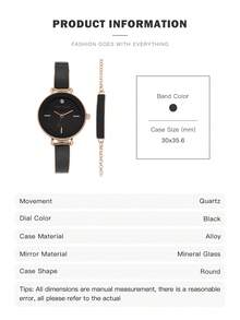 Anne Klein Women's Diamond Bangle Quartz Watch With Bracelet Set Glossy Black Dial Bracelet Watch For Female Luxury Ladies Gift Watch,AK/3620BKST - Black - View 4