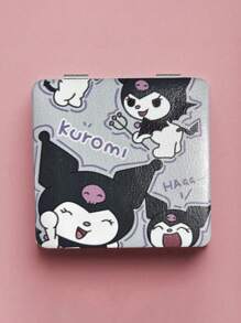 Sanrio Hello Kitty Spiegel Kuromi, Cinnamoroll, My Melody Anime Charaktere Katzen Portable Taschenspiegel Make-Up Tisch (einige Teile können zufällig sein)(Farbunterschiede zwischen verschiedenen Chargen), Haarstyling, Haarzubehör, Haarstyling Set, Haarpflegewerkzeuge