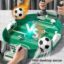 Mini Tabletop Soccer Board Game Toys For Children, Interactive Tabletop Soccer Game Suitable For Indoor Family Gatherings And Entertainment, Perfect Gift For Birthday Parties, Decoration. Tabletop Soccer Playset For 2 Players, Portable Outdoor Sports Game Toy, Ideal For Halloween, Christmas Gift Set