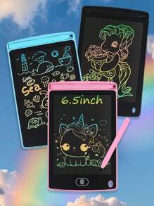 RSP 1pc 6.5"/12" LCD Writing Tablet, Colorful Doodle Board, Inspirational Interactive Message Board, Drawing & Writing Supplies