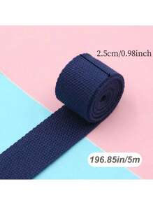 1 pieza 5M*32MM/5M*25MM Cinta de poliéster de colores, cinta portátil, cinta para mochilas, accesorios para confección de bolsas, tela DIY de decoración navideña, cinta de poliéster DIY, cinta de correa de mochila