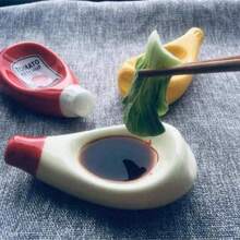 1 Bát sứ chấm tương sáng tạo hình chai đựng nước sốt gia vị đĩa sứ mù tạt đĩa đựng đồ ăn cho gia đình nhà hàng đồ dùng ăn uống có thể rửa bằng máy rửa chén đồ dùng học tập, quà tặng giáng sinh trở lại trường - Nhiều màu - Xem 5