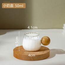 Microwave Friendly, Heat-Resistant Mini Glass 1pc Milk Pitcher With Slanted Spout - Reusable Coffee Cup For Sauces, Honey, And Syrup - Perfect For Home And Restaurant Use, And Easy To Clean Back To School - Multicolor - View 15