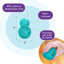 Outward Hound By Planet Dog Double Snoop Interactive Treat Dispensing Dog Toy, Purple - Blue Double-tuff - View 3