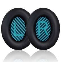 Replacement Earpads Cushions For QuietComfort 35 & Quiet Comfort 35 II, Headphones Ear Covers Ear Pads For QC35/QC35II/25/15 QC2 / Ae2 / Ae2i / Ae2W / Sound Link/Sound True